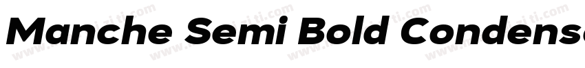 Manche Semi Bold Condensed字体转换
